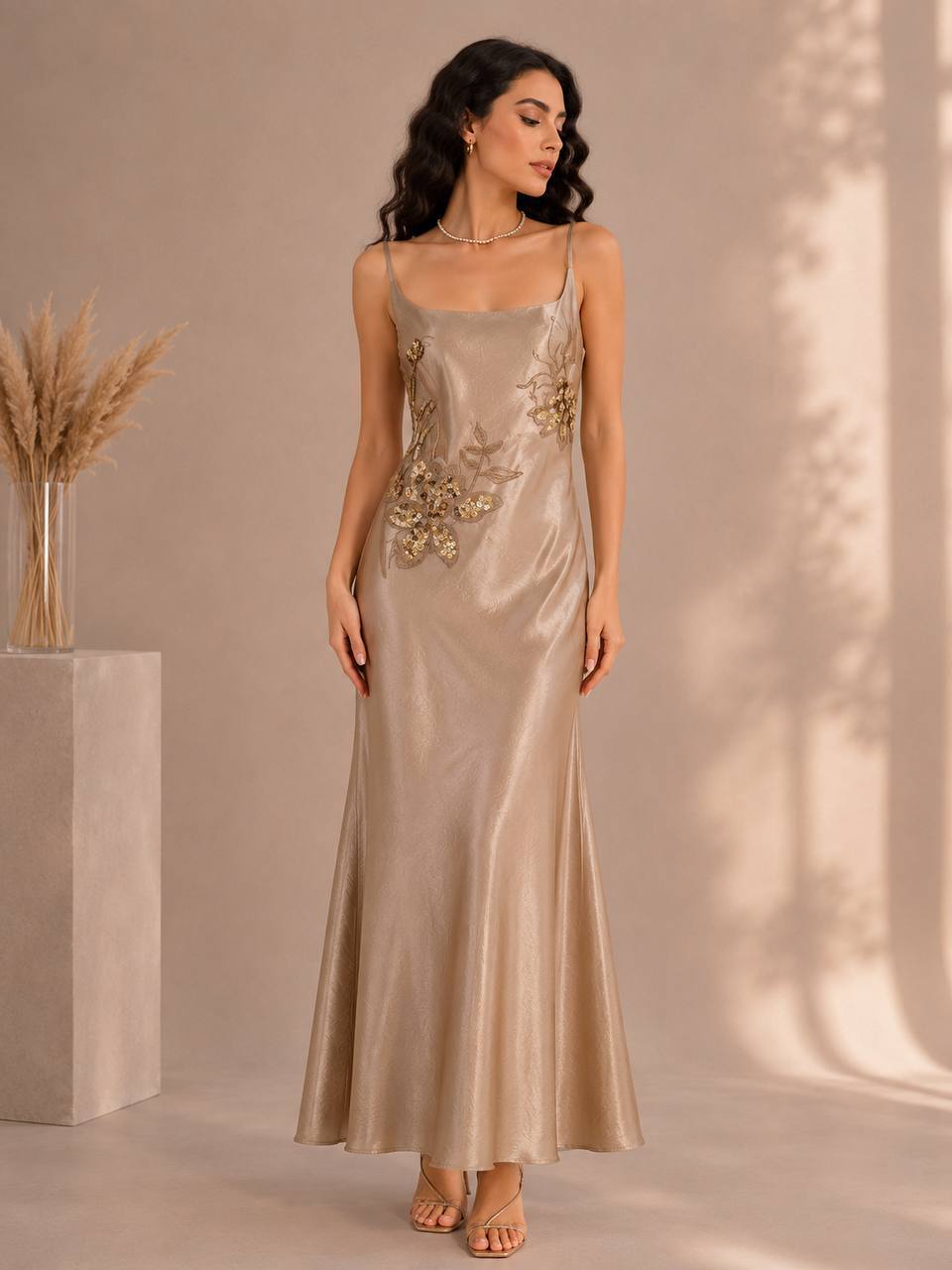 Serenelle Embellished Maxi Dress