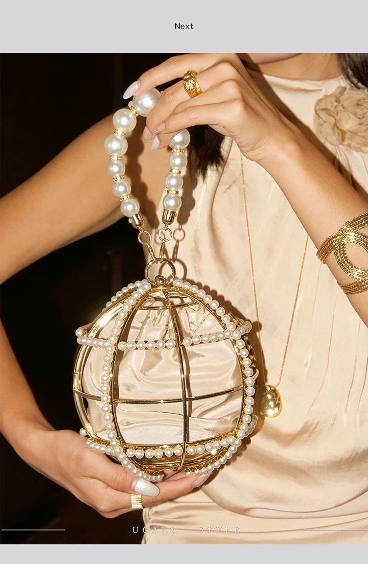 Куля-клітка з перлинами UGALS