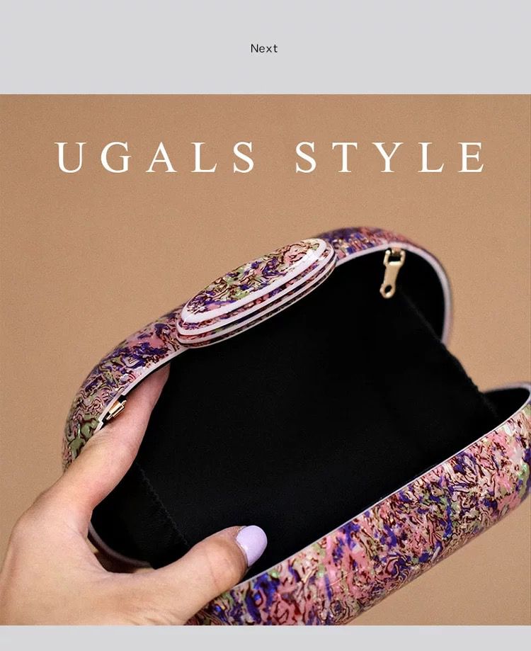 Клатч UGALS Marble Glow