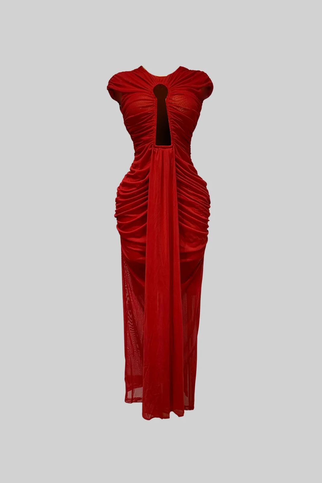 Ravelle Long Dress Red