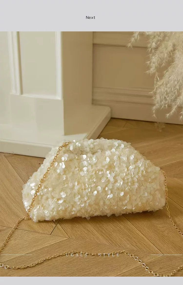 Клатч UGALS з блискітками та хмарою