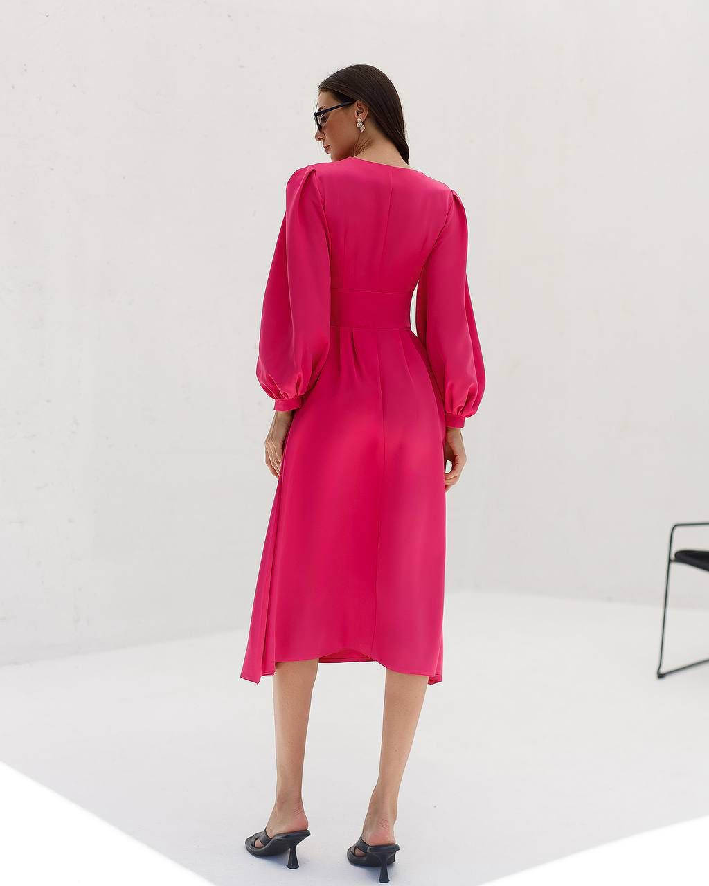 Gloria Midi Dress Pink