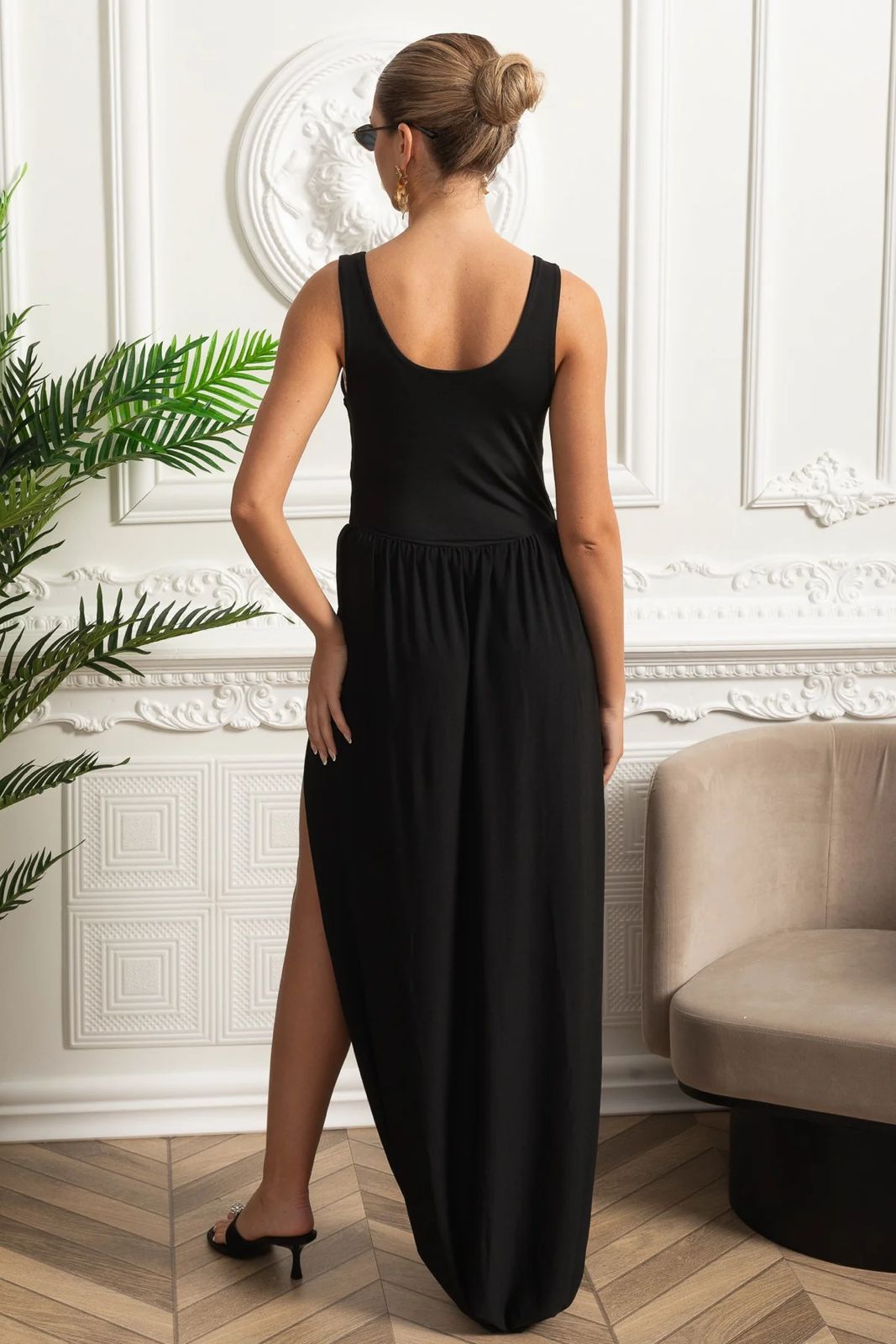Amara Flow Maxi Dress Black