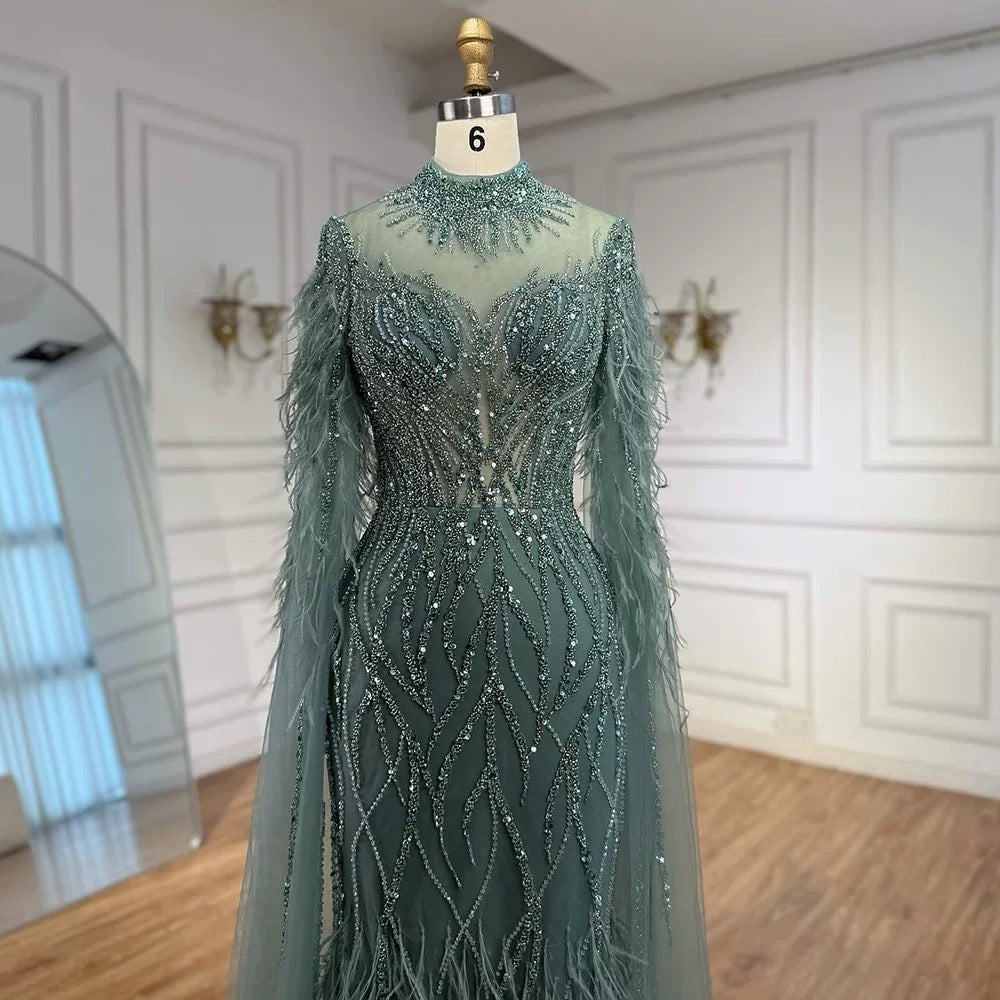 Aaliyah Emerald Gown
