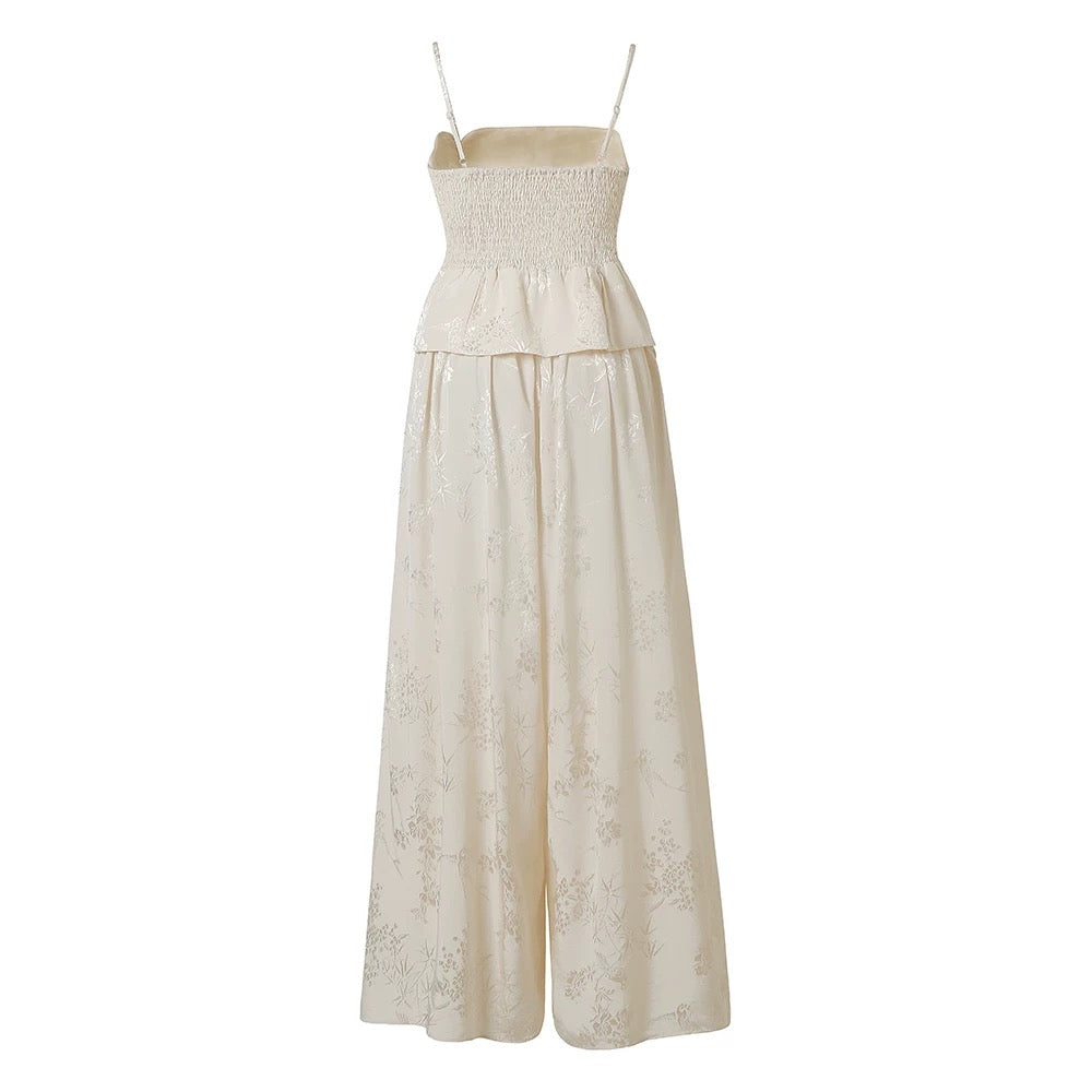 Amani Silk Kimono Set Ivory