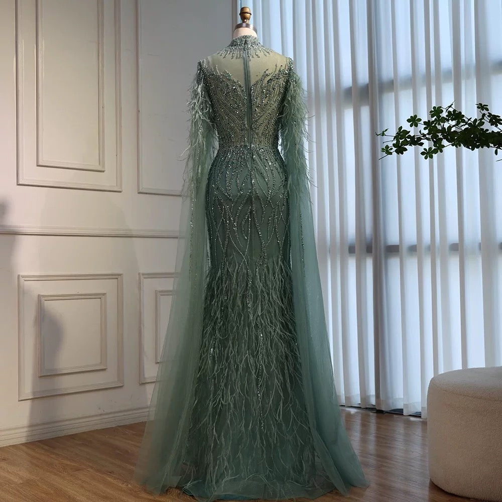 Aaliyah Emerald Gown
