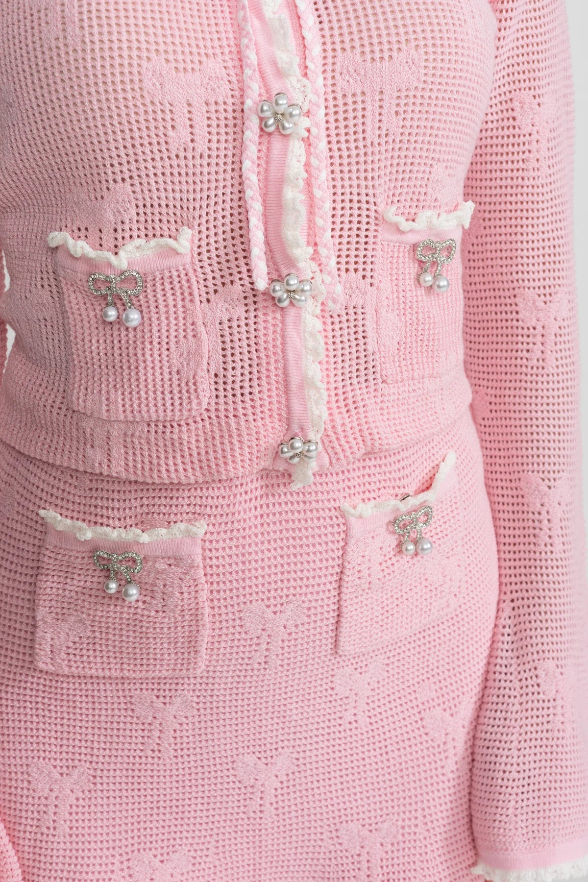 Camellia Pink Knit Mini Set