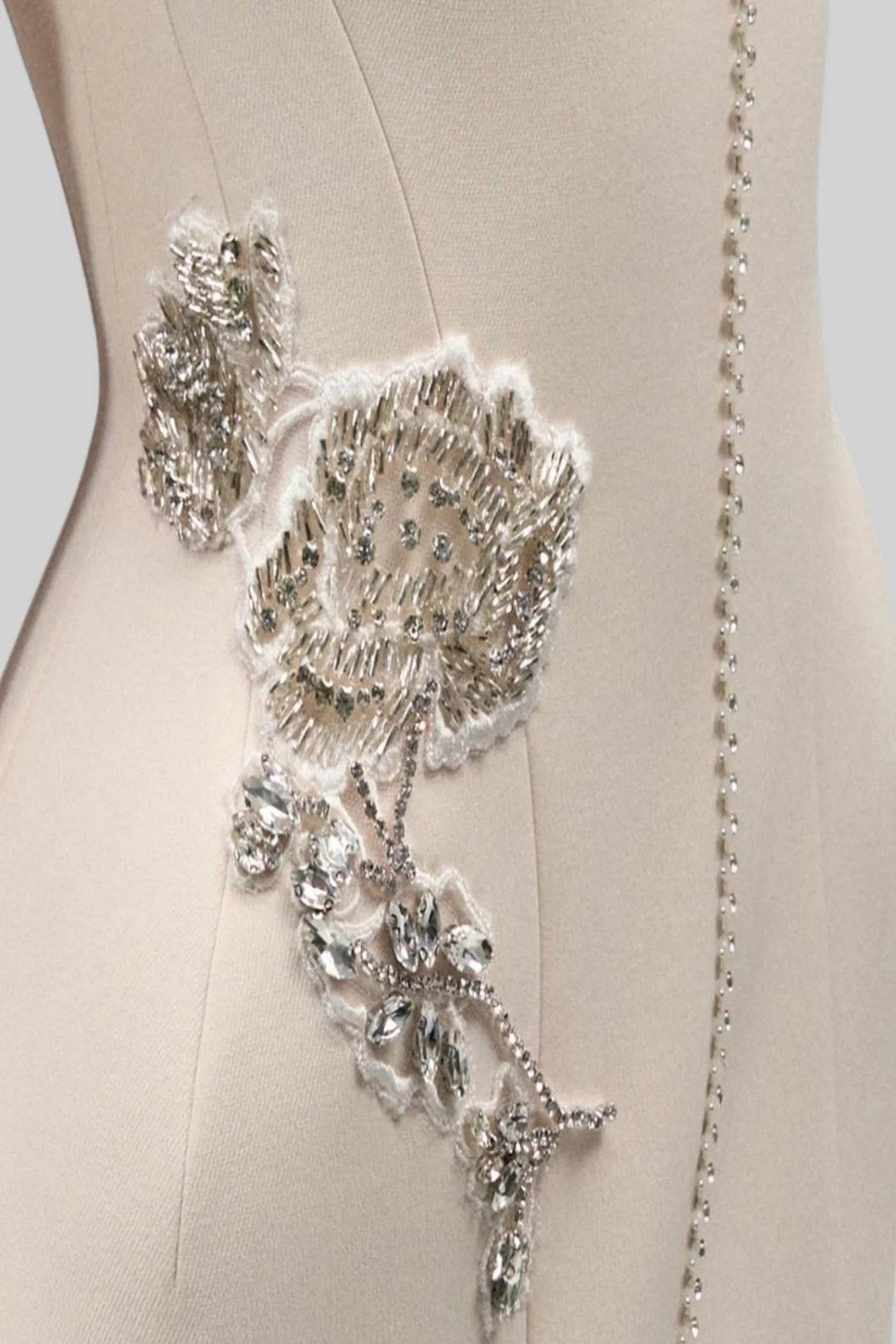 Aurelia — ivory maxi dress with embroidery