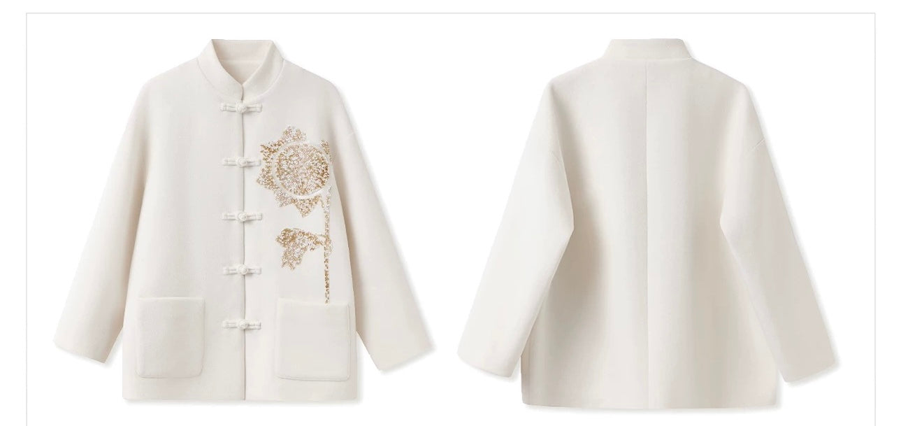 Serenelle Coat Ivory