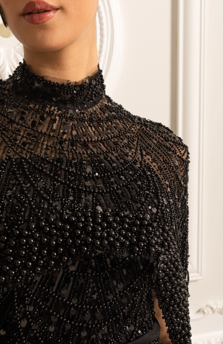 Dress “Noir Illusion” — Black