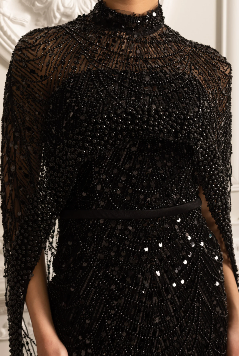Dress “Noir Illusion” — Black