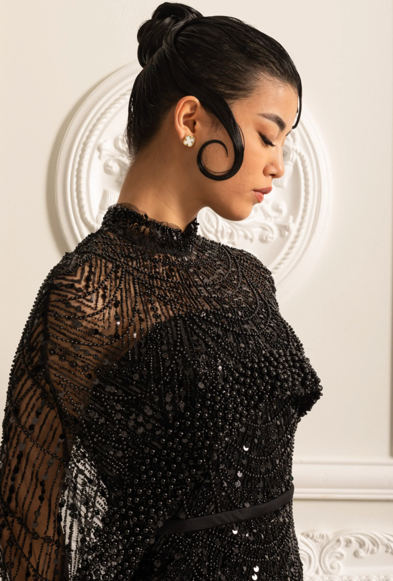 Dress “Noir Illusion” — Black
