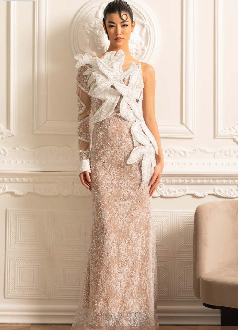 Dress “Pearl Sculpture”