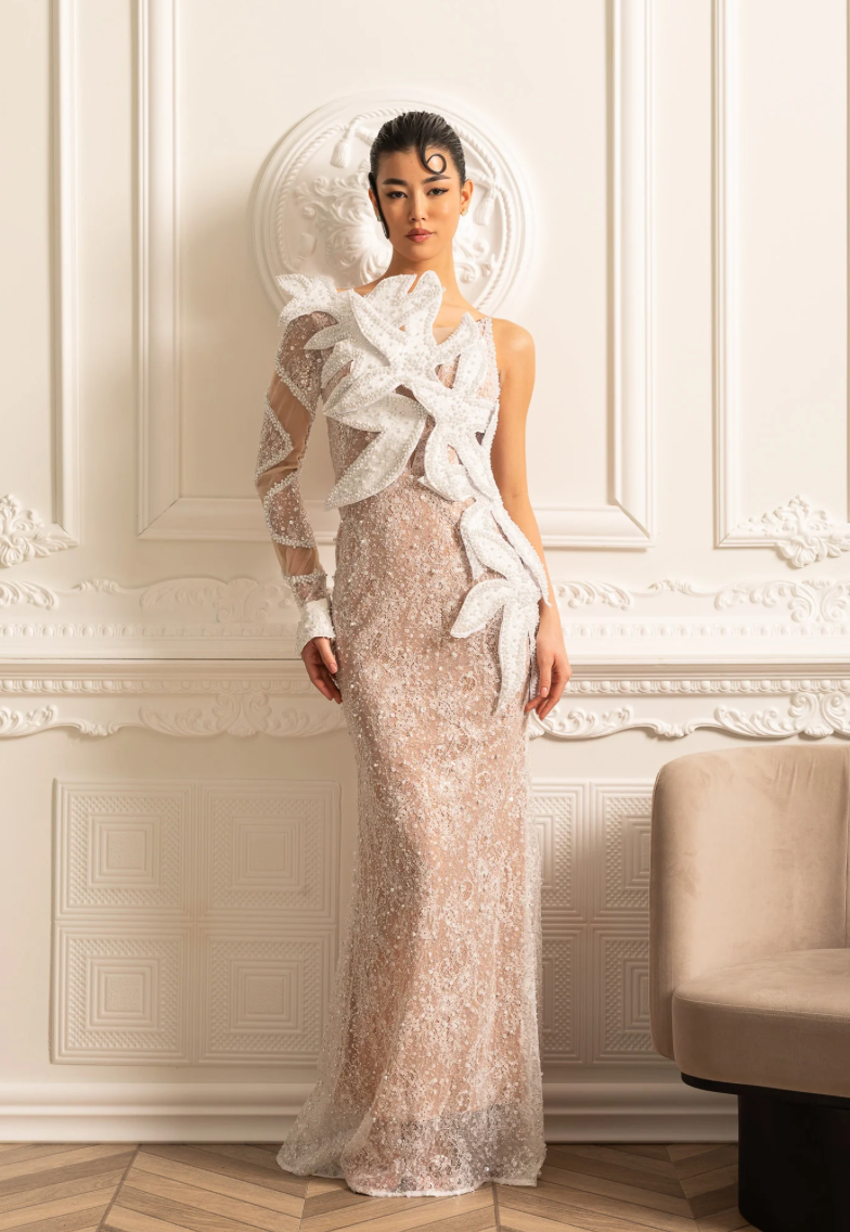 Dress “Pearl Sculpture”