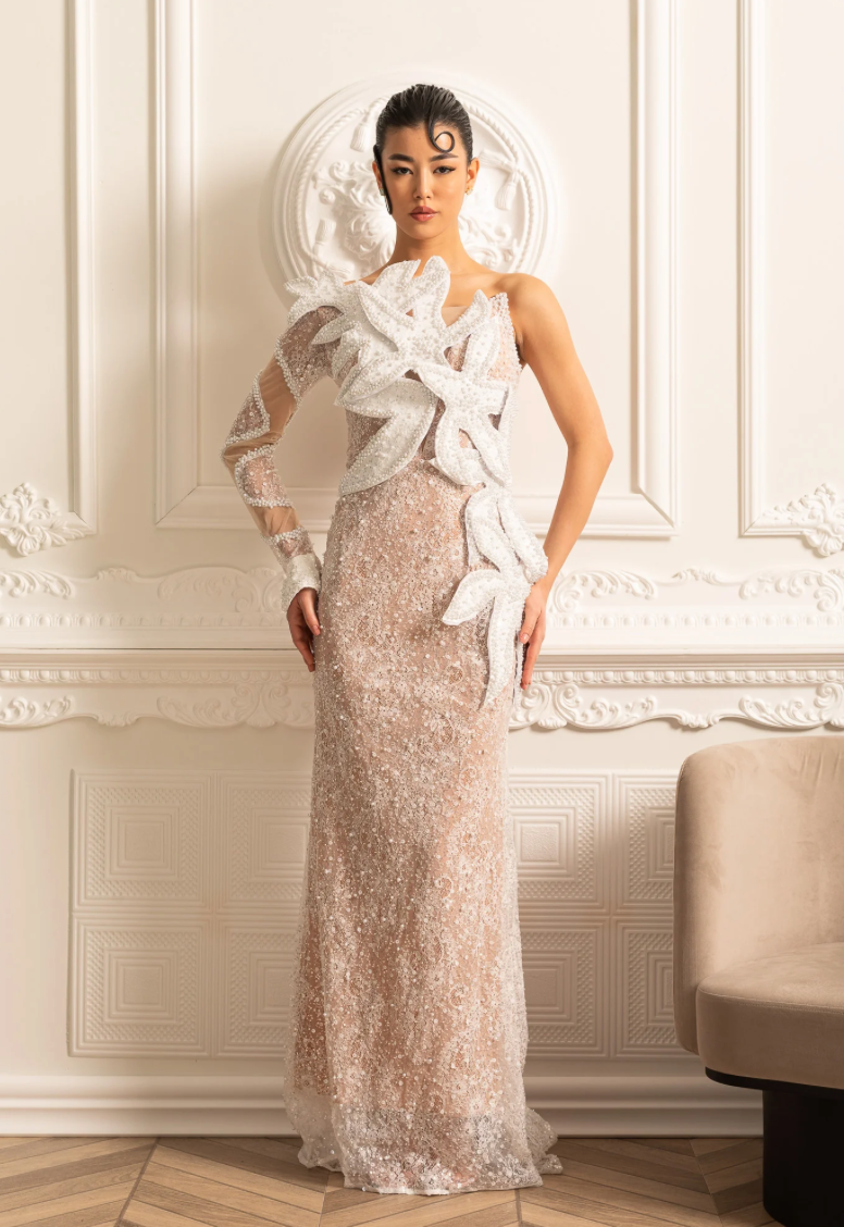 Dress “Pearl Sculpture”