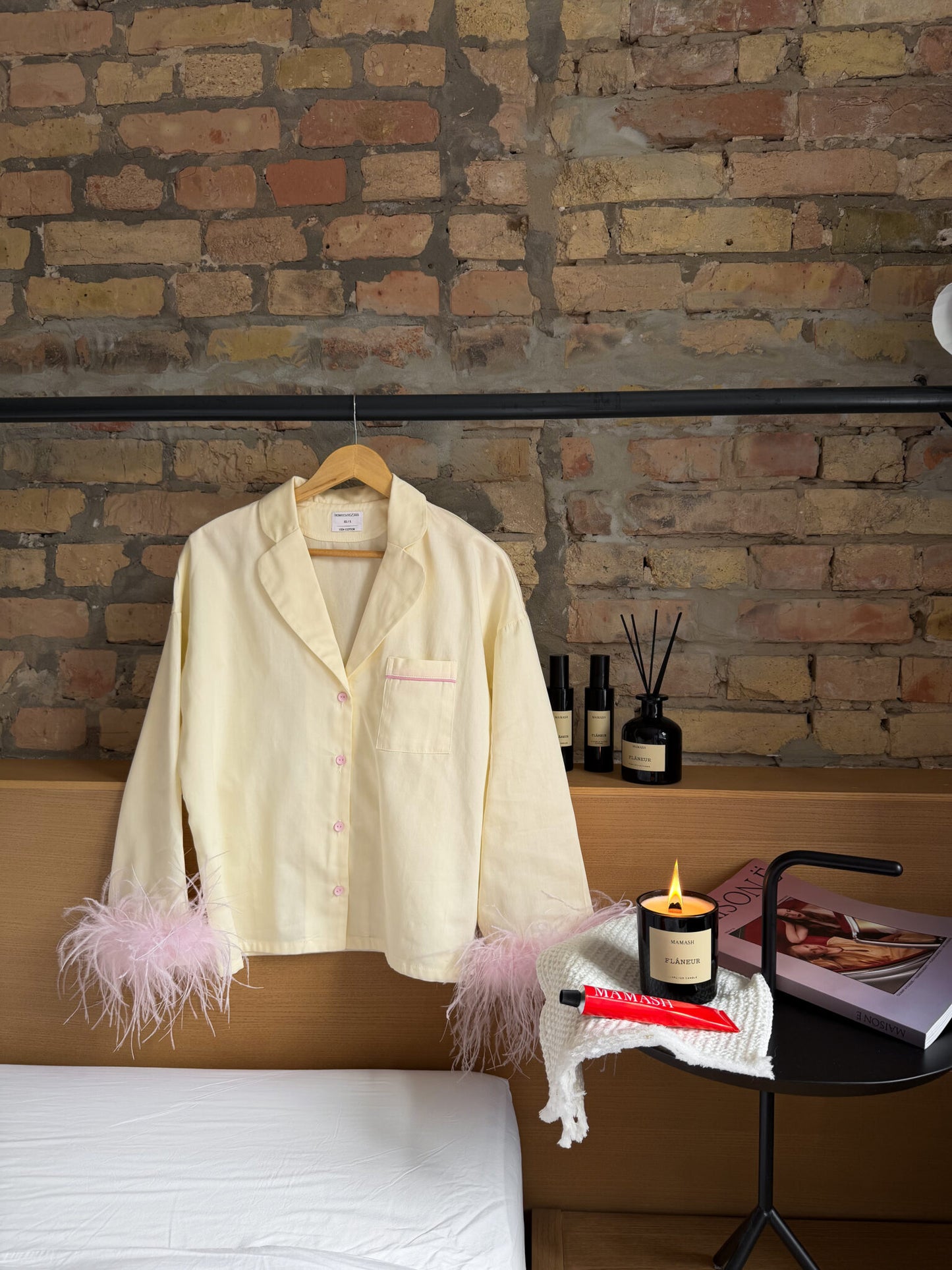 Milana Feather Lounge Set - Butter