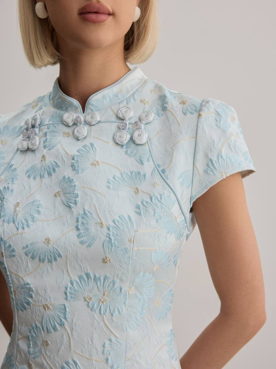 Aurelia Jacquard Mini Dress