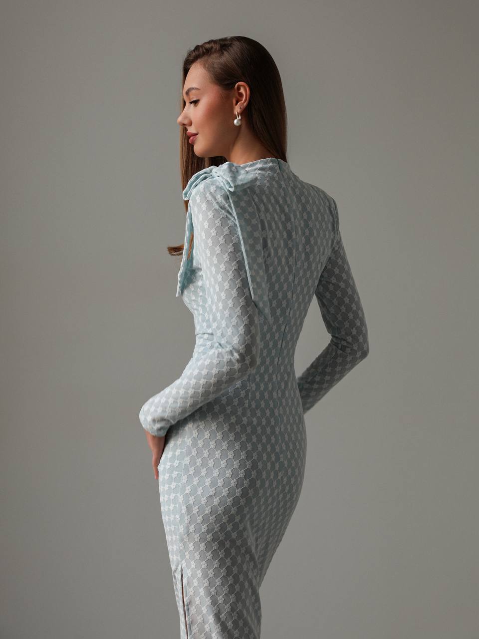 Jacquard Midi Dress