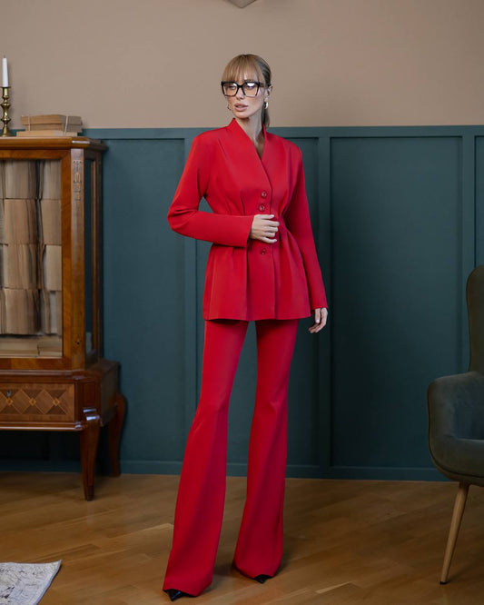 A-Mora Power Sculpt Red Suit
