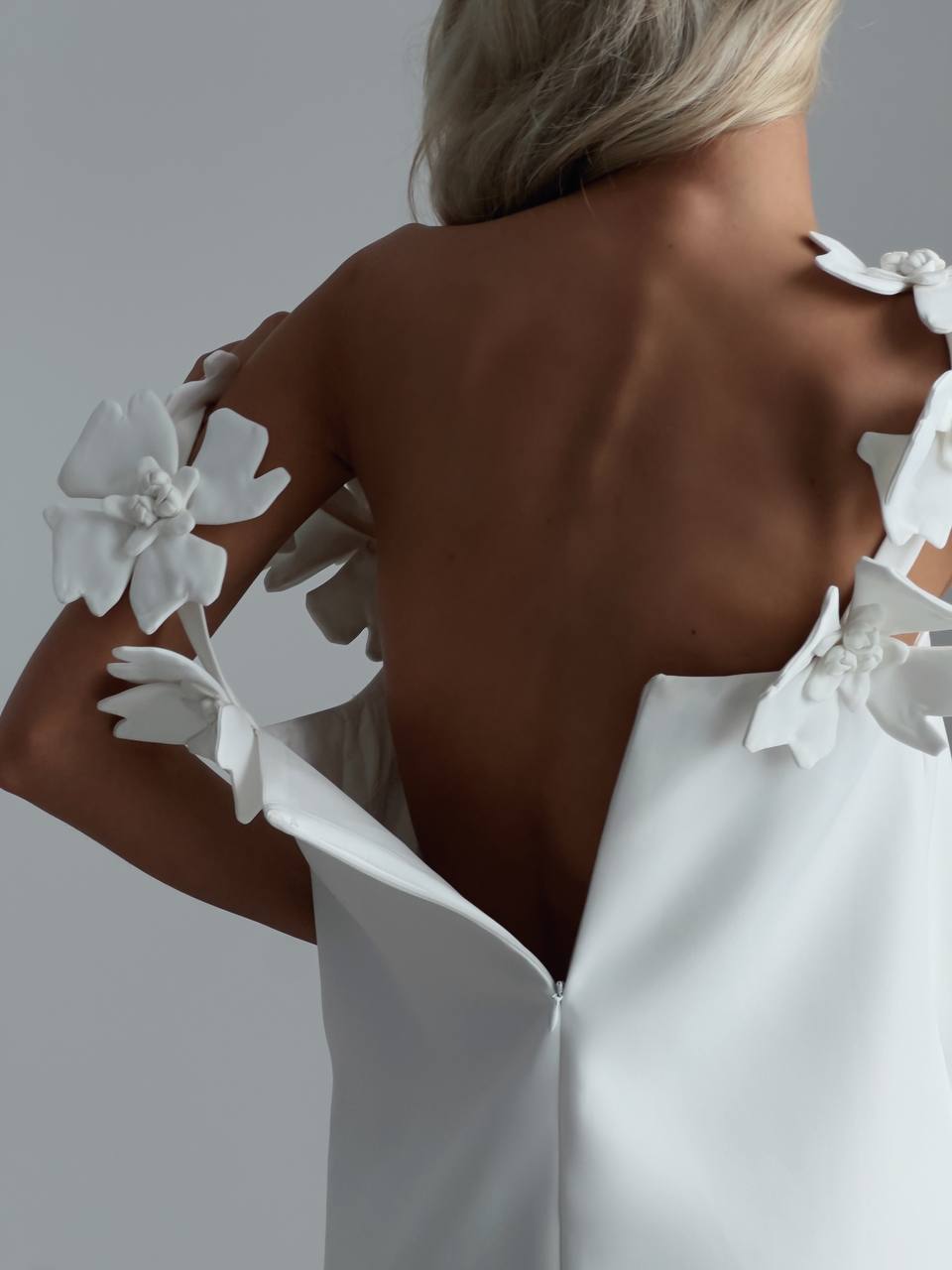Camellia Floral Strap Mini Dress