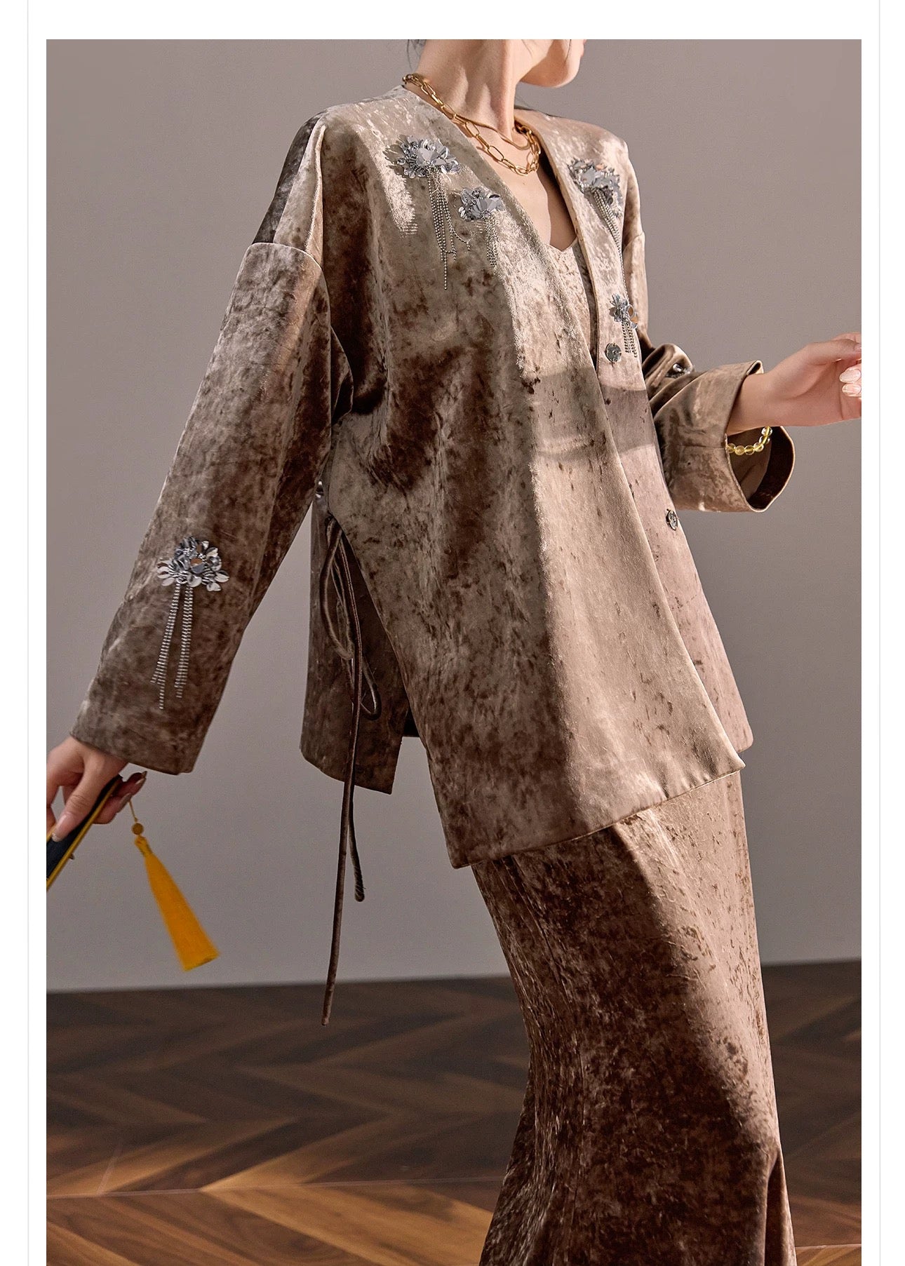Velour Kimono