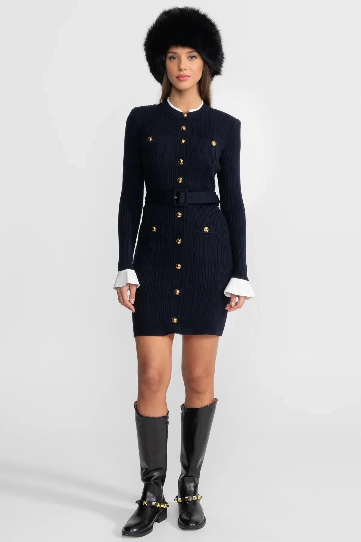 Amélie Knit Mini Dress