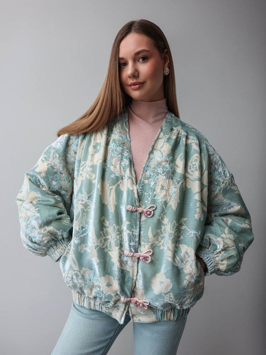 Quilted Bomber Jacket