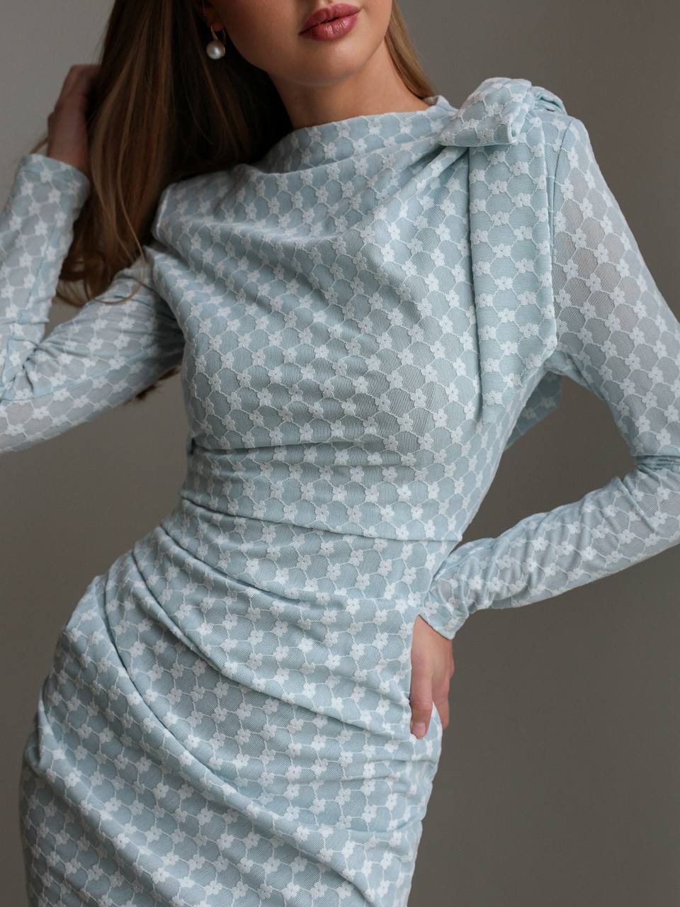 Jacquard Midi Dress