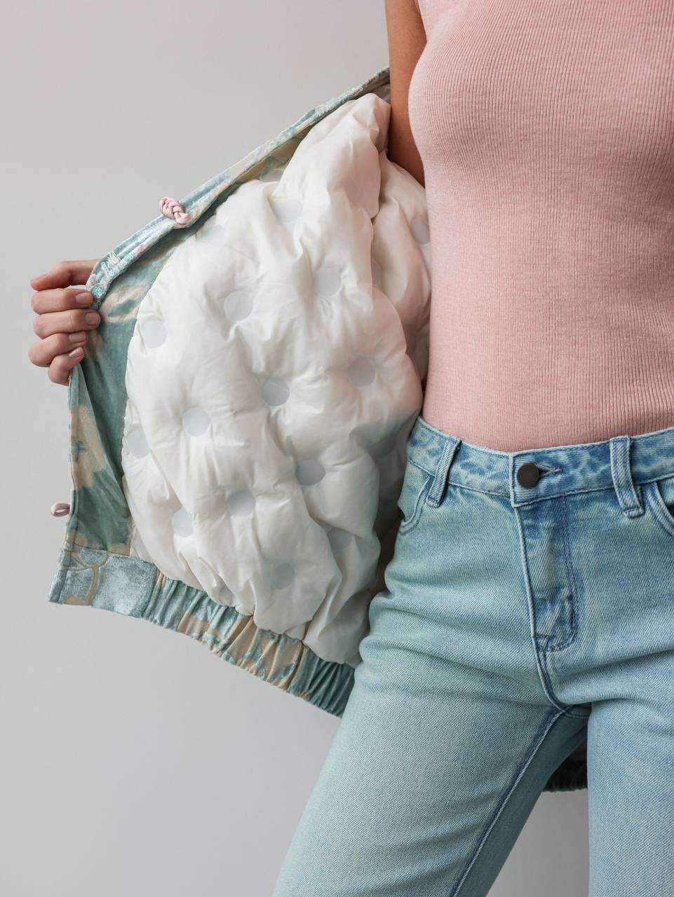 Quilted Bomber Jacket