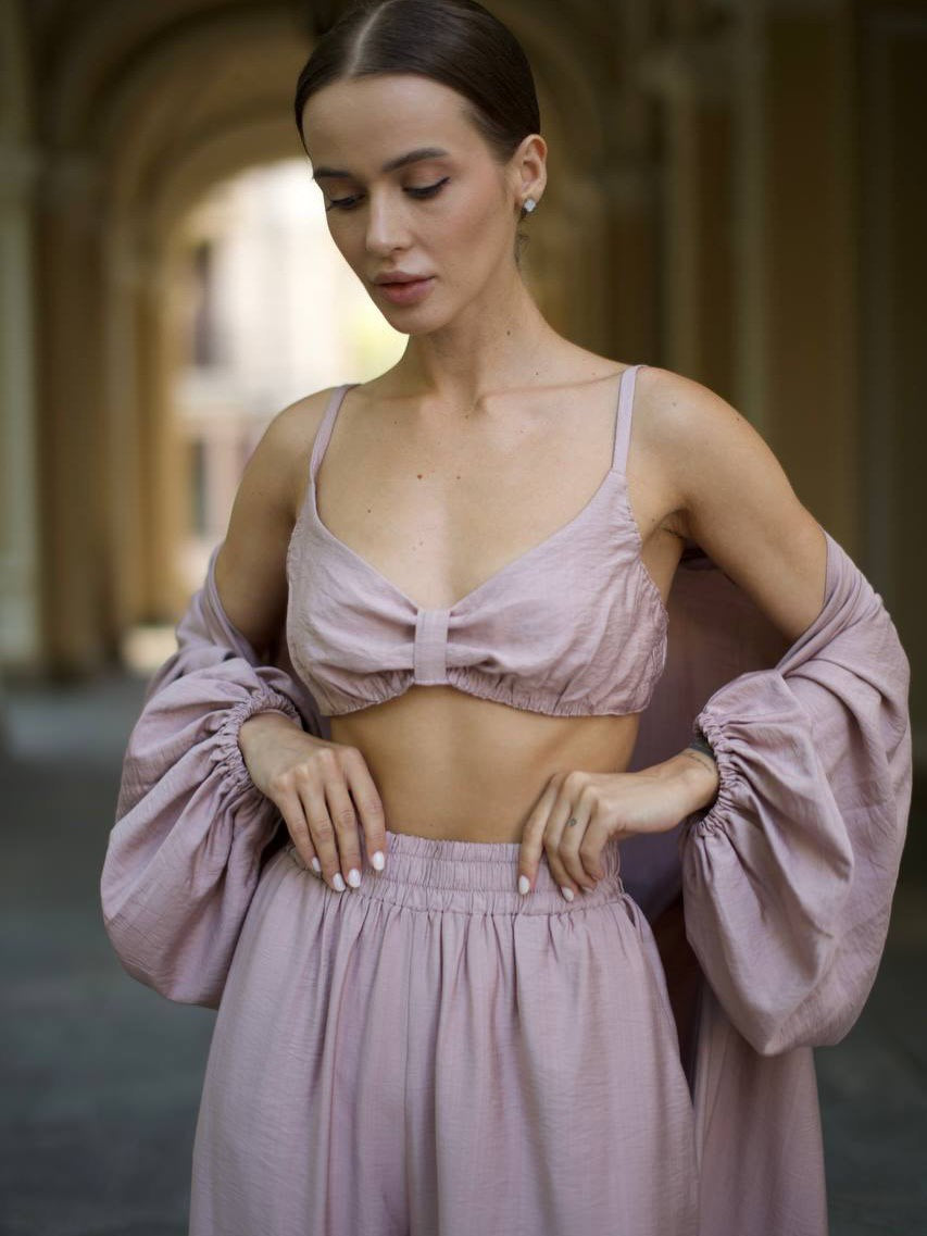 Elara — linen lounge set