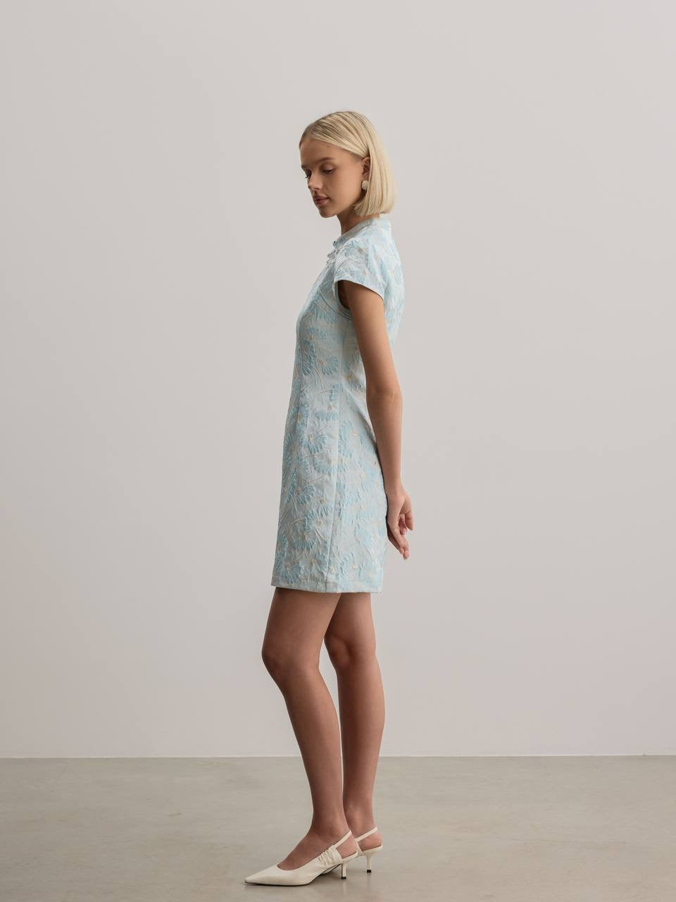 Aurelia Jacquard Mini Dress