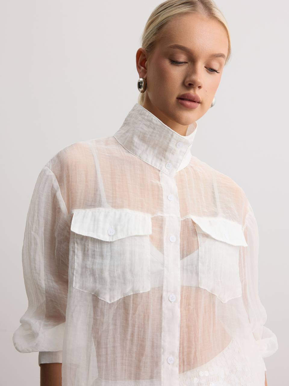 Celeste Organza Blouse