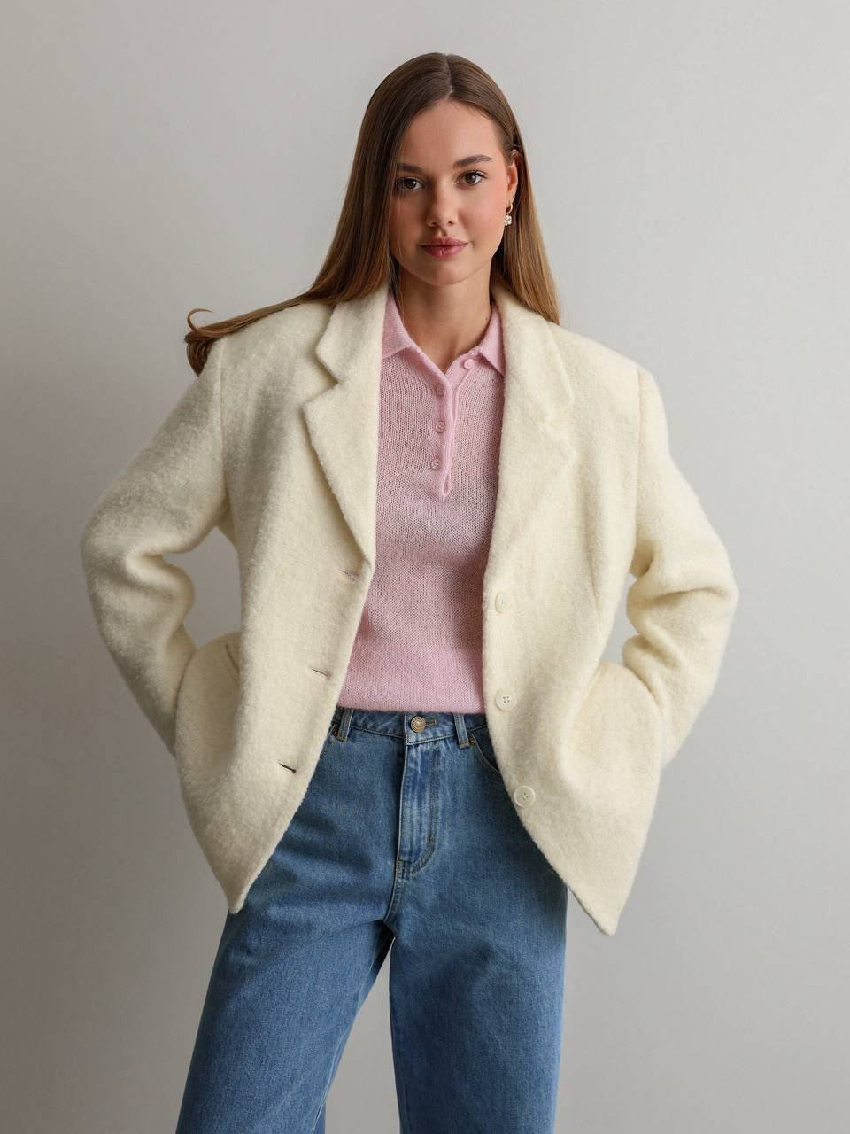 Amélie Knit Polo Sweater
