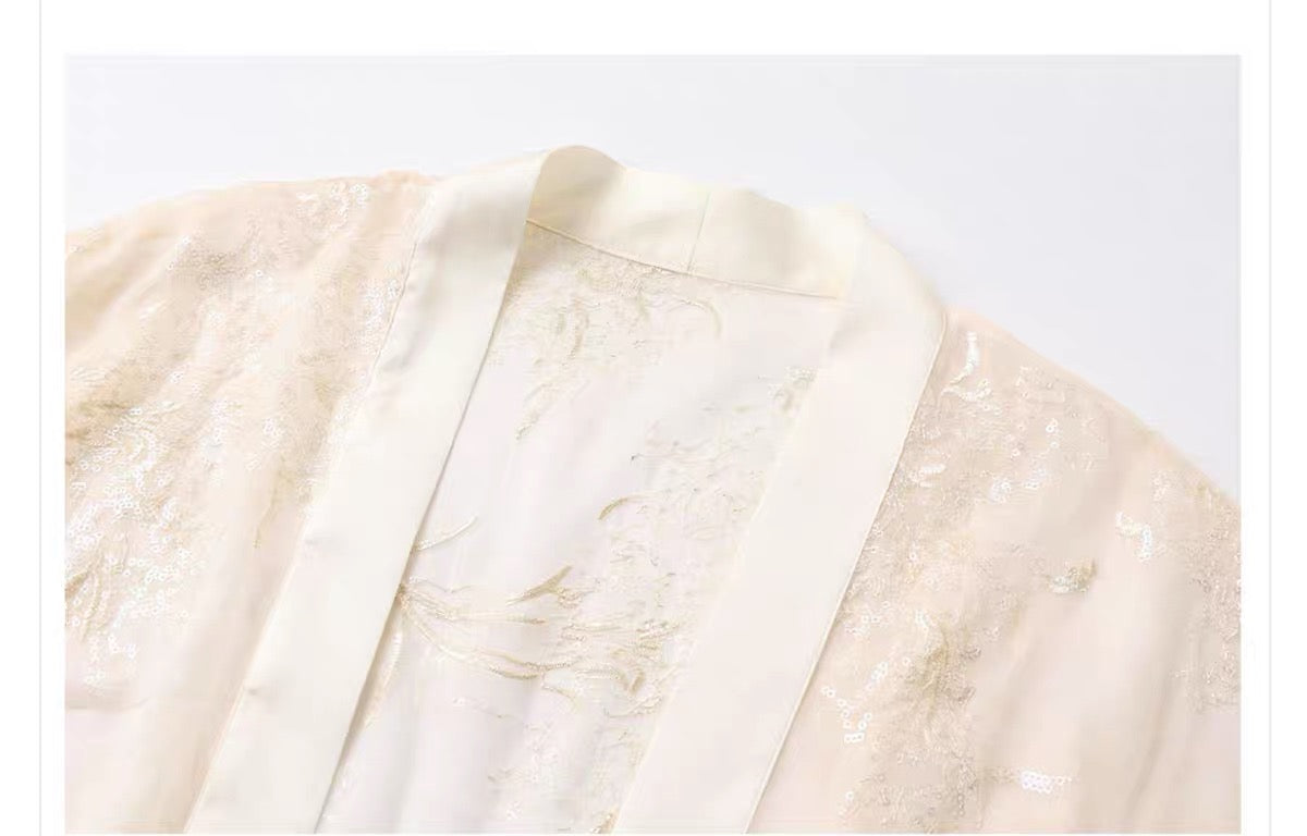 Amani Kimono Set Ivory