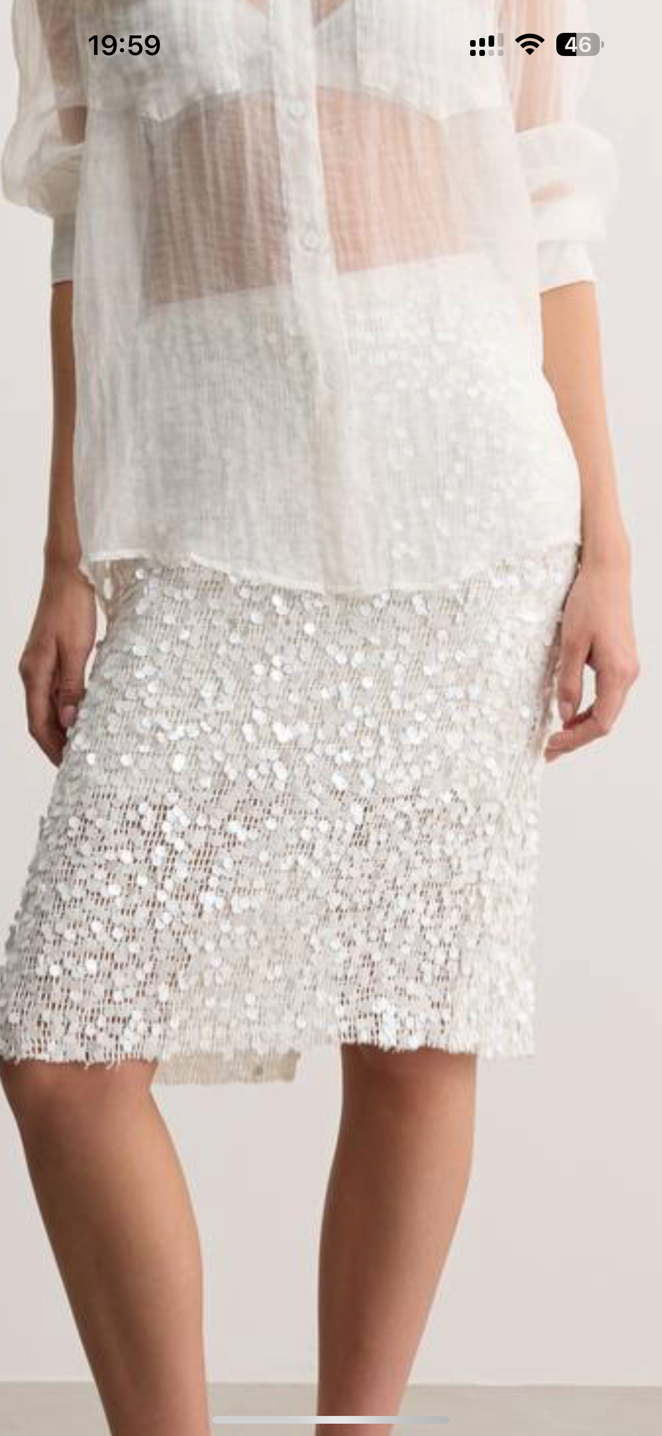 Lumière Sequin Midi Skirt