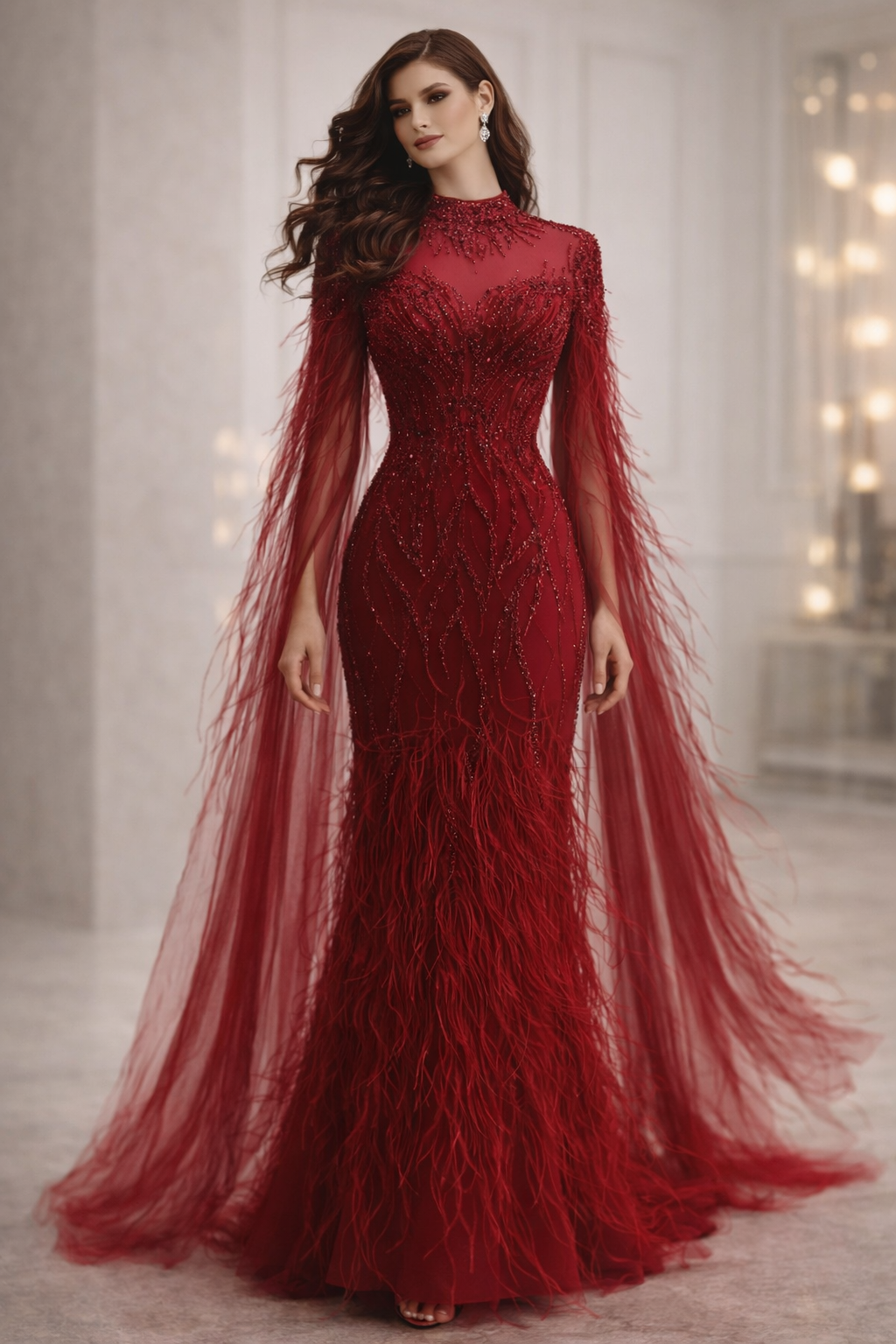 Aaliyah Gown Red