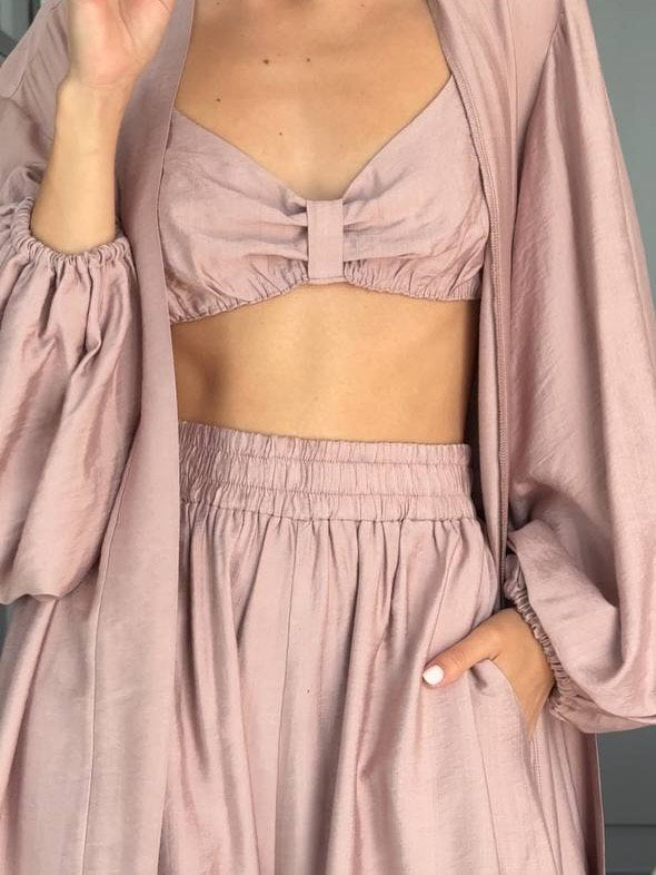 Elara — linen lounge set