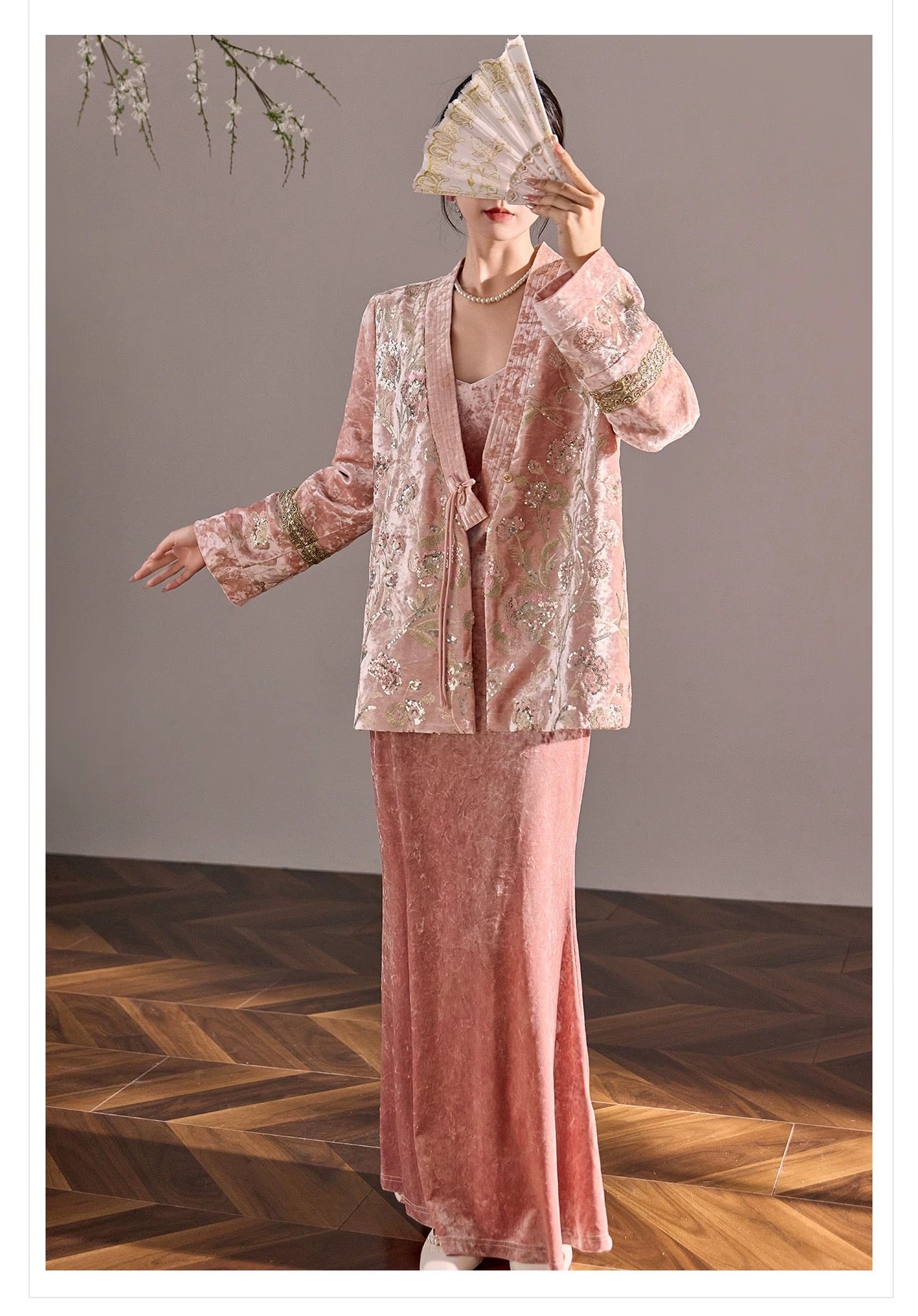 Layali Rose Kimono
