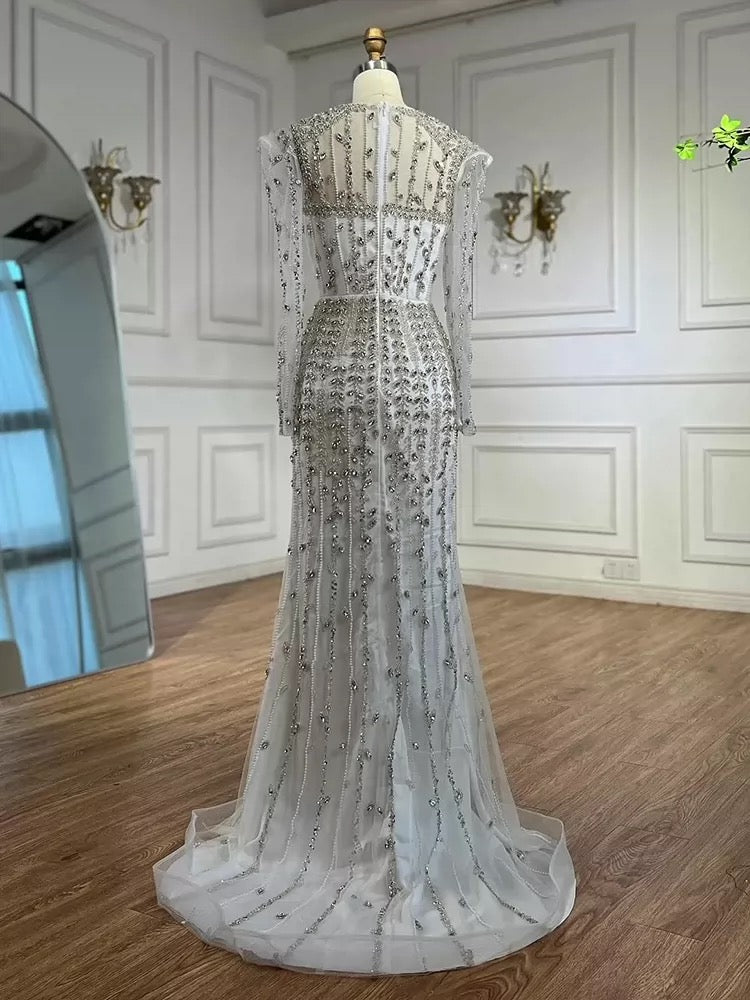 Elara White Gown