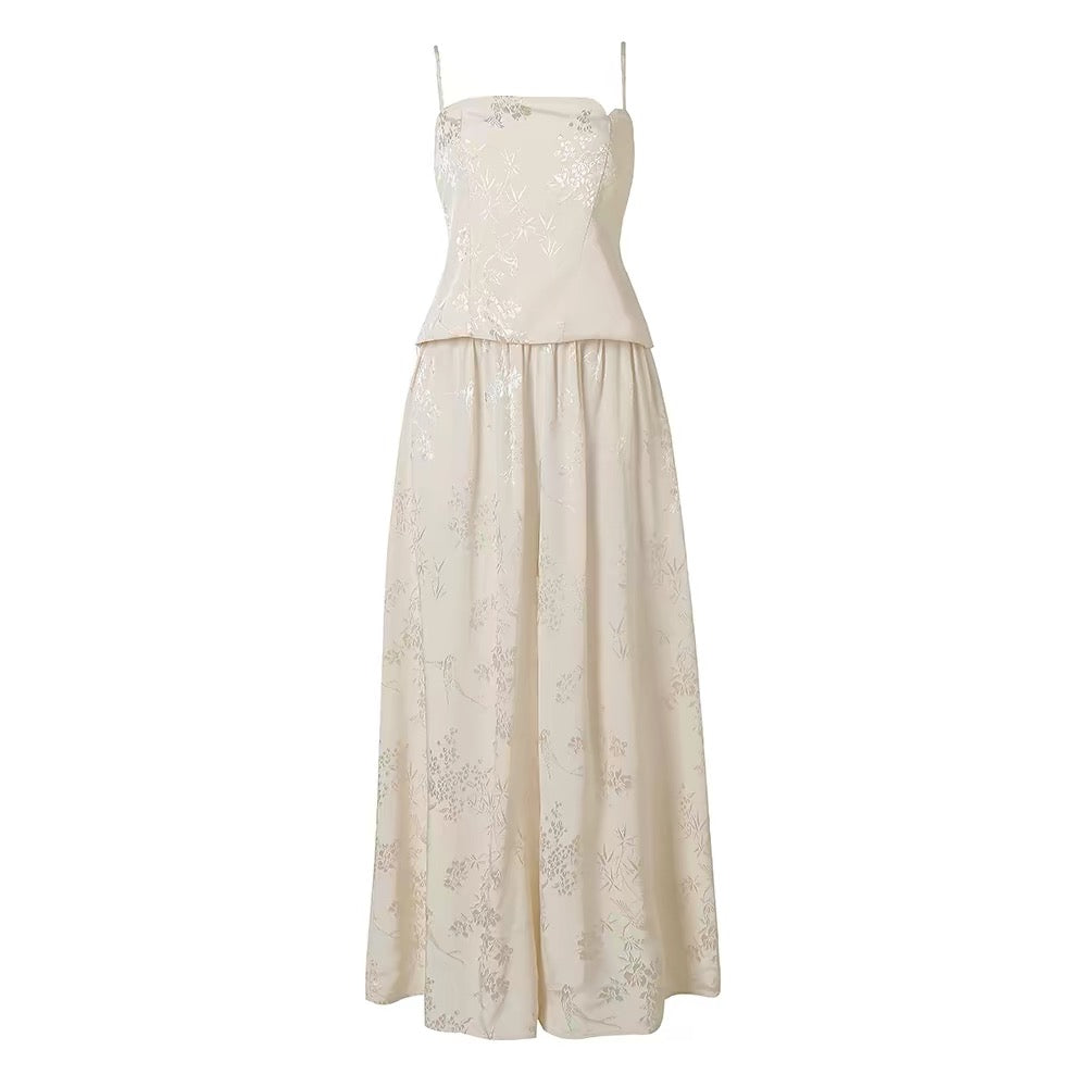 Amani Silk Kimono Set Ivory