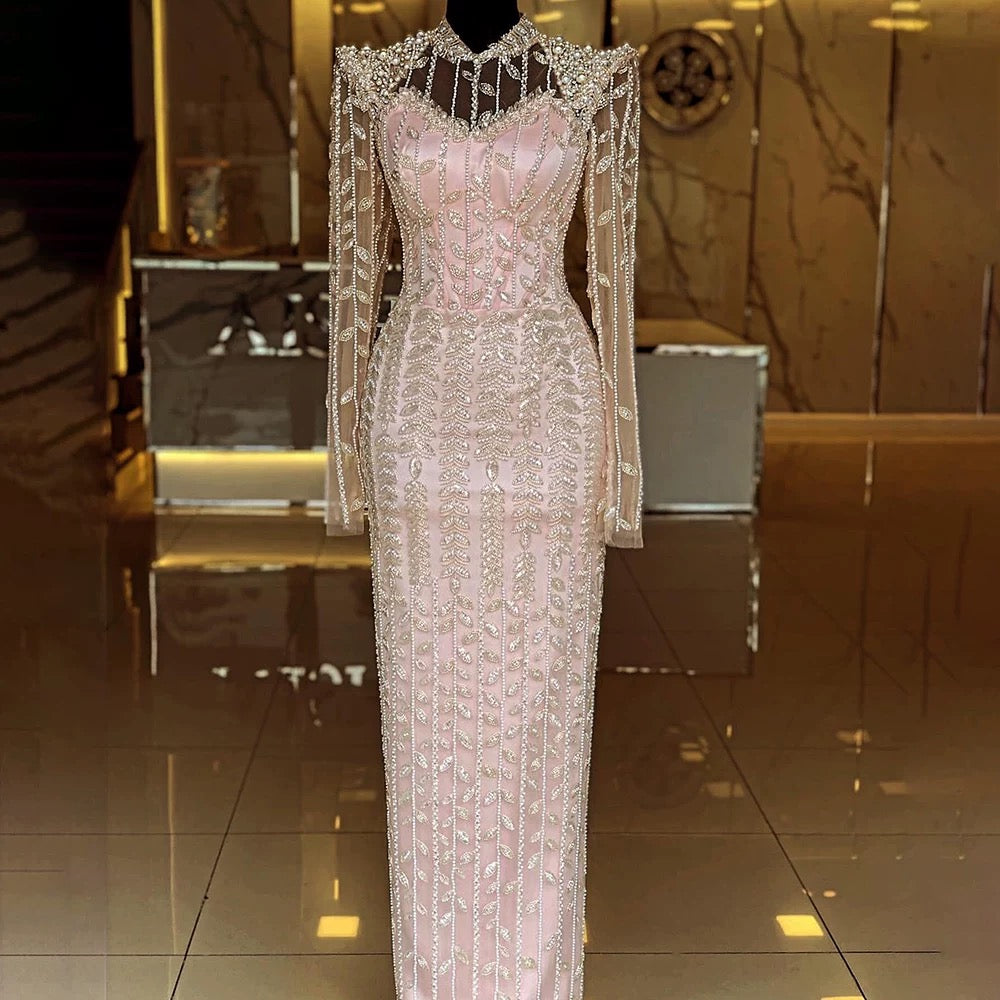 Elara Gold Gown