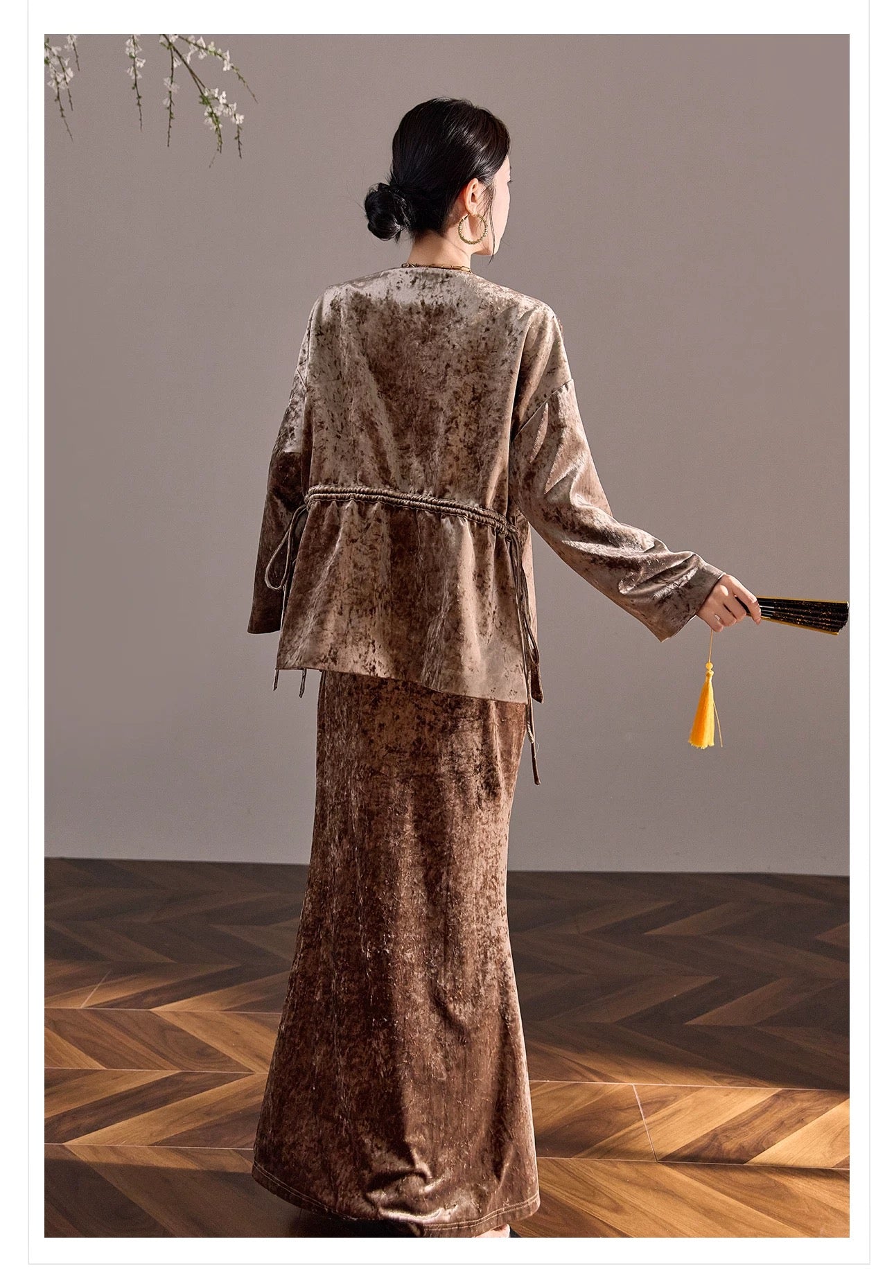 Velour Kimono