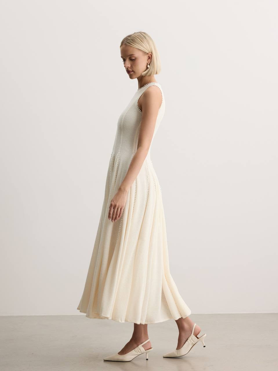 Celeste Pearl Midi Dress