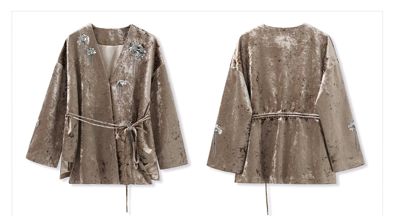 Velour Kimono