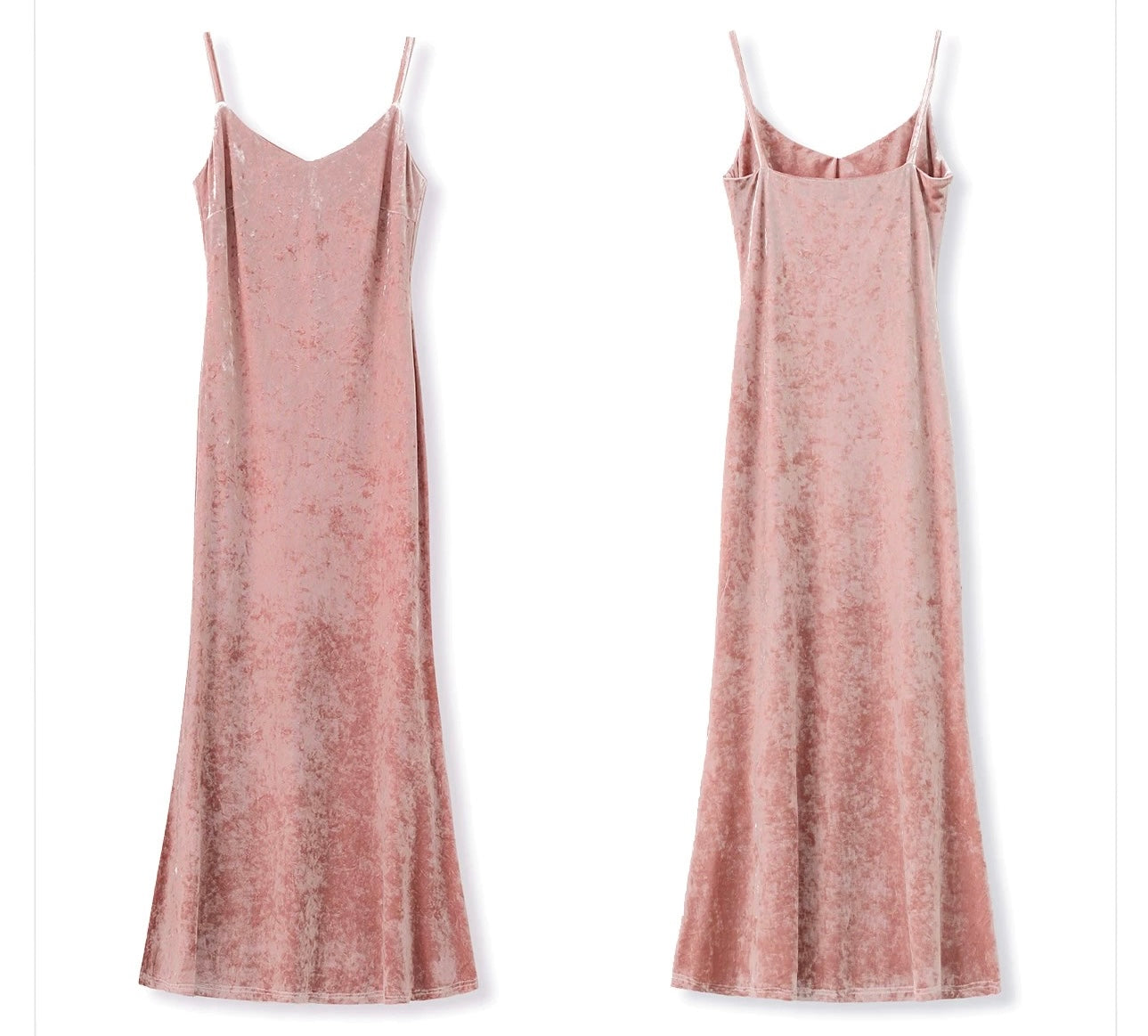 Layali Rose Velvet Dress