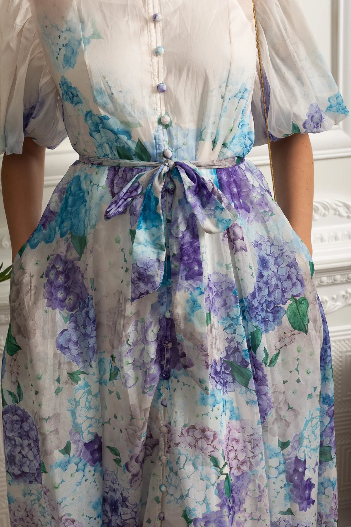Blossom Sheer Midi Dress
