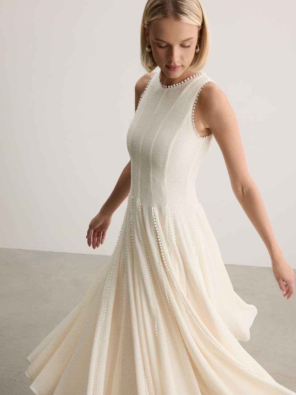 Celeste Pearl Midi Dress
