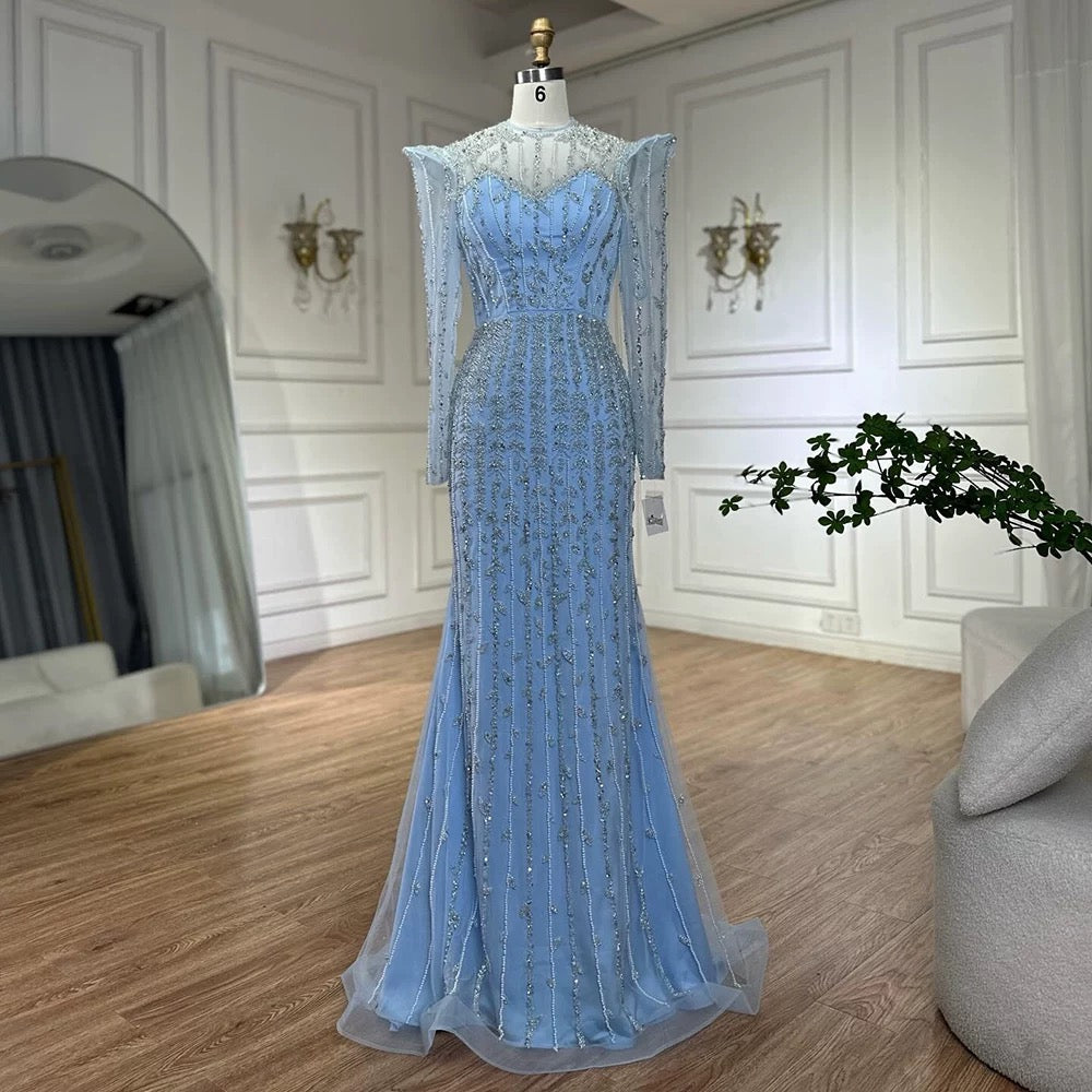 Elara Blue Gown