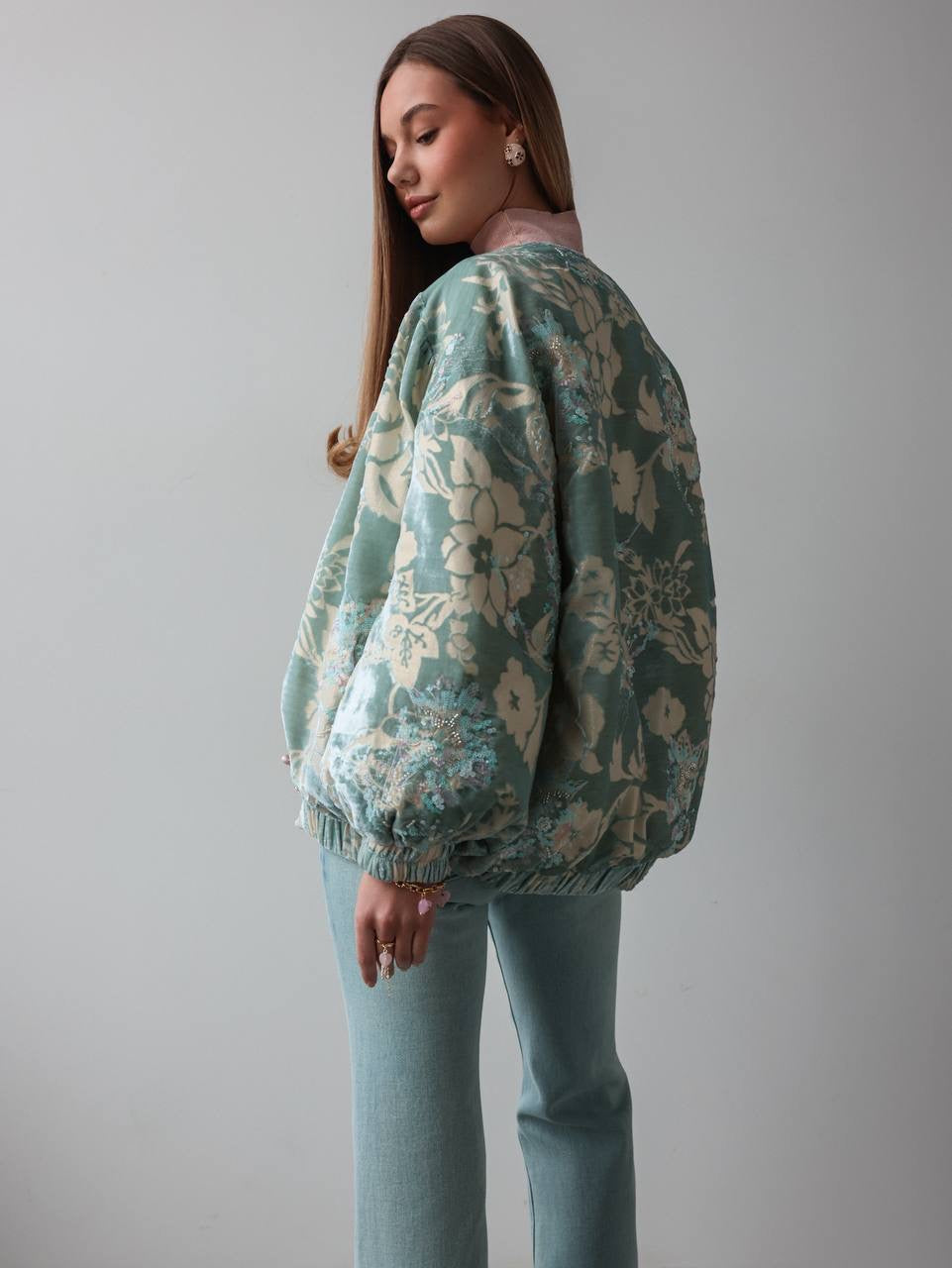 Quilted Bomber Jacket