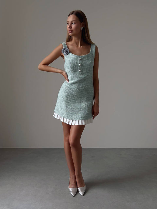 Camille Tweed Mini Dress